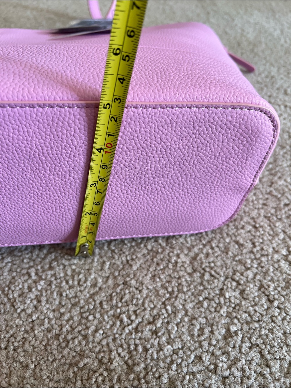 Nanette Lepore Fondant Pink Pebbled Tote-3 Piece Set NWT - Picture 7 of 15